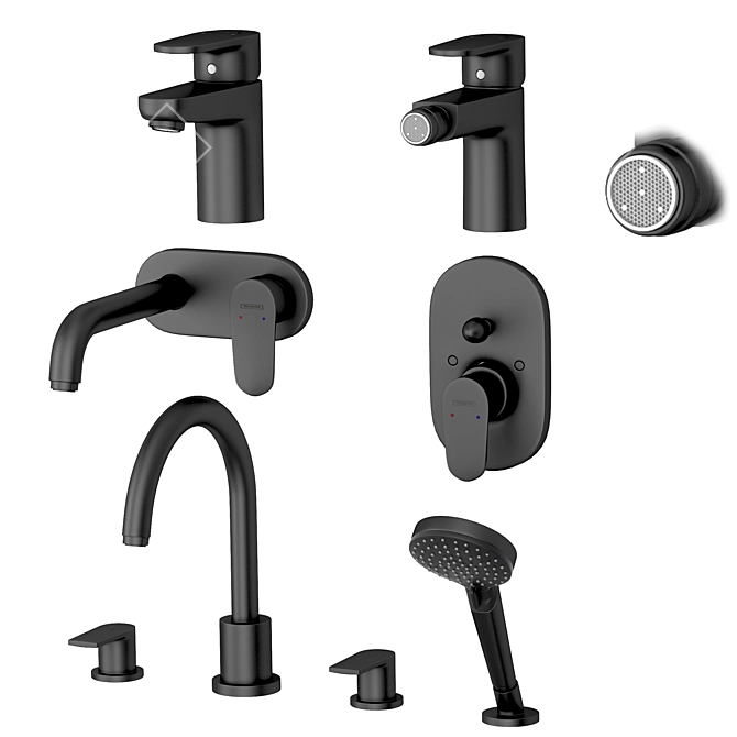 Title: HANSGROHE Vernis Bathroom Set 3D model image 3