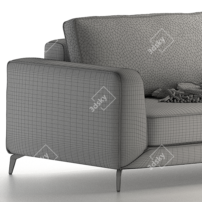 Elegant Orlando Sofa Bed - Timeless Luxury 3D model image 7