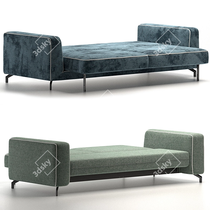 Elegant Orlando Sofa Bed 3D model image 11