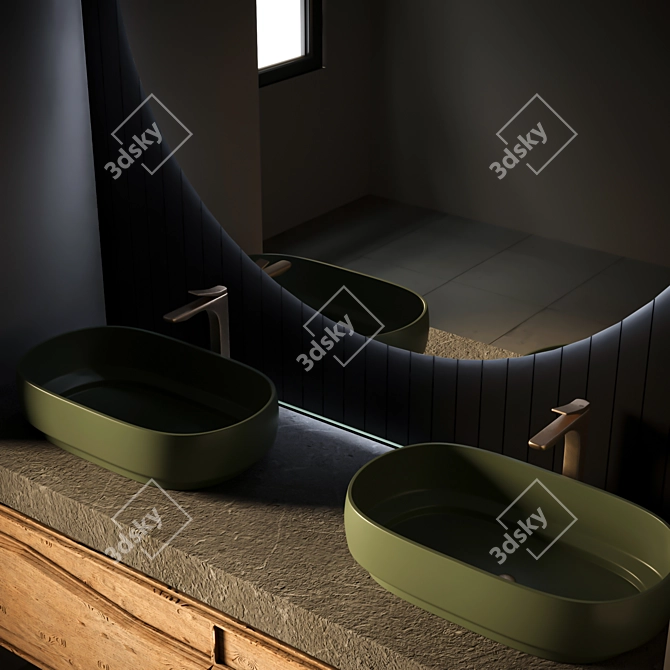 GESSI Faucet: Stylish Bathroom Furniture 3D model image 2