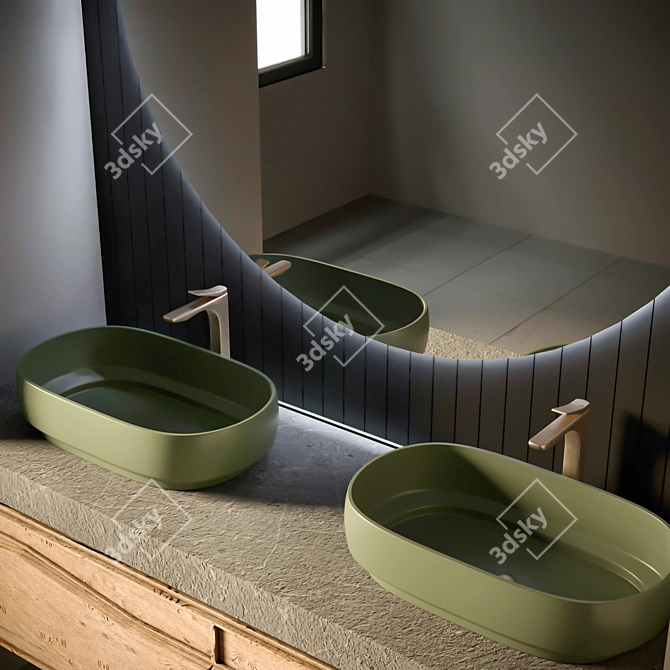 GESSI Faucet: Stylish Bathroom Furniture 3D model image 7