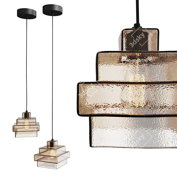 Modern Gordes Pendant Light by Loft Concept 3D model image 1