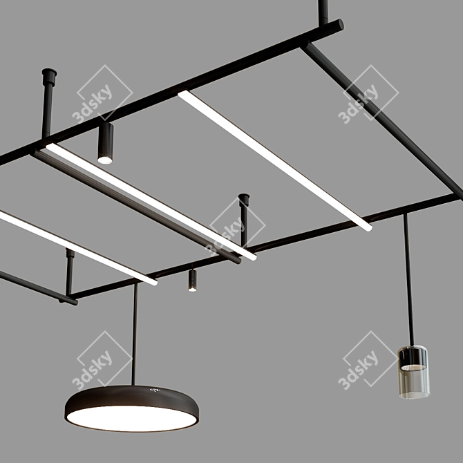 Architectural Excellence: INFRA-STRUCTURE Lighting 3D model image 2