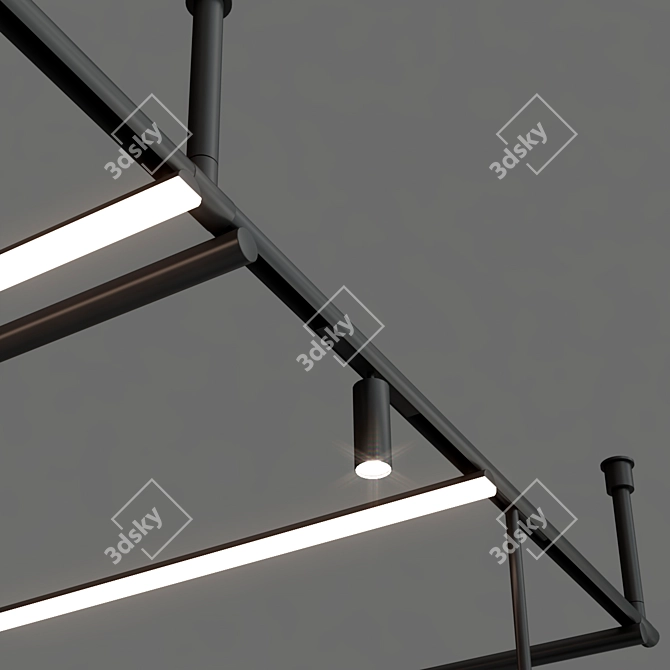 Architectural Excellence: INFRA-STRUCTURE Lighting 3D model image 3