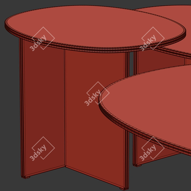 Glas Italia Liquefy Crystal Coffee Table 3D model image 4