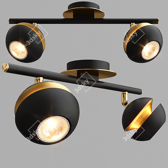 Eglo Nocito - Adjustable Direction Ceiling Spotlight 3D model image 2