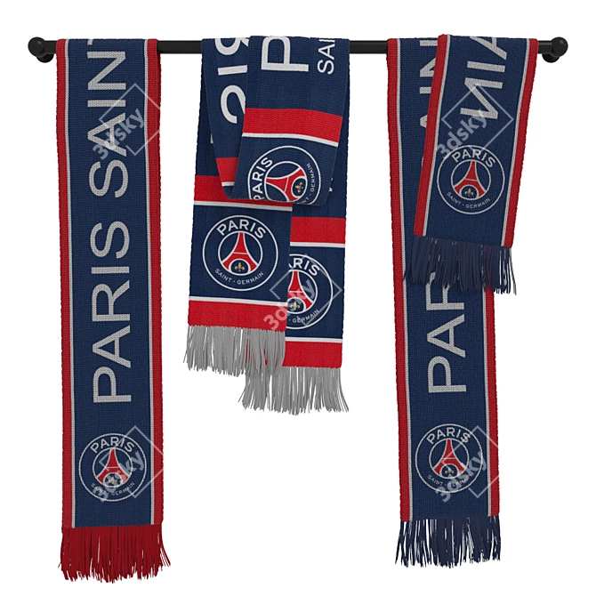 PSG Football Merchandise 3D model image 3