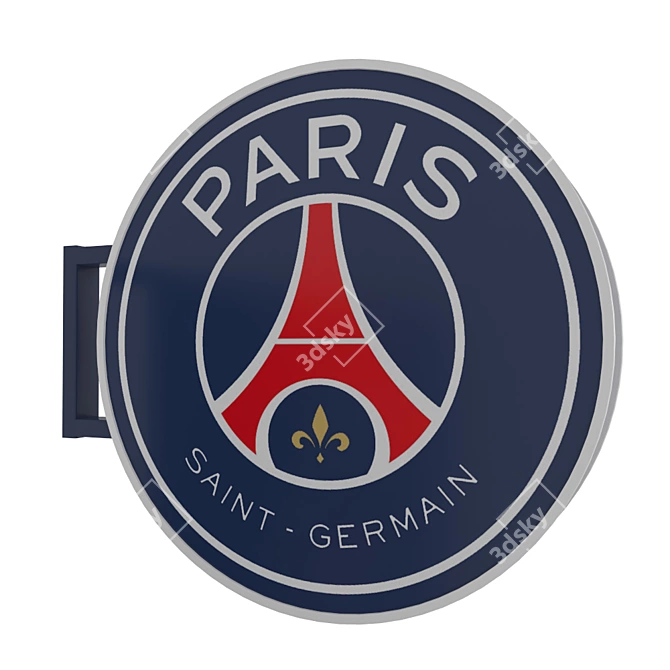 PSG Football Merchandise 3D model image 5