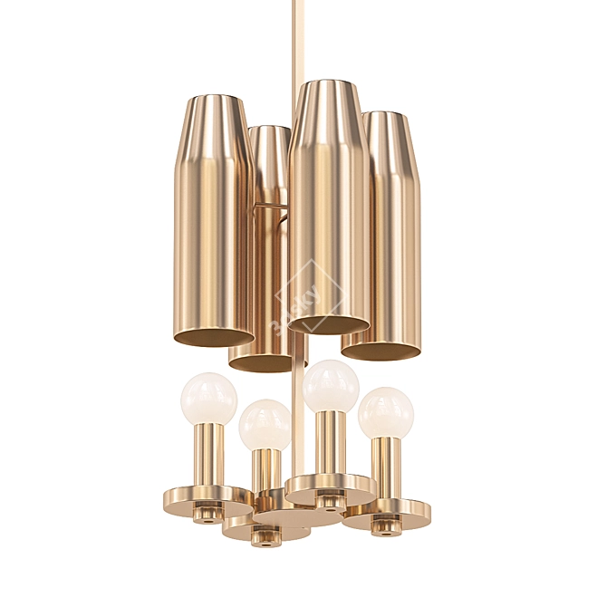 Chamber Four Pendant Light 3D model image 1