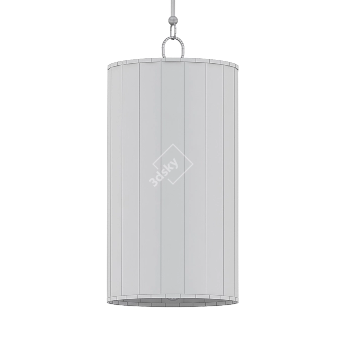 Contemporary Large Pendant Light 3D model image 2