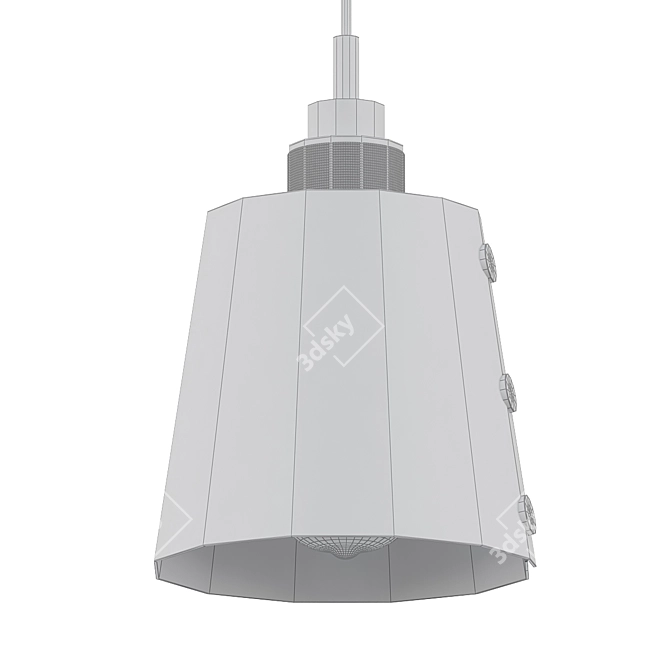 Sleek Pendant Light: Hooked 1.0 3D model image 2