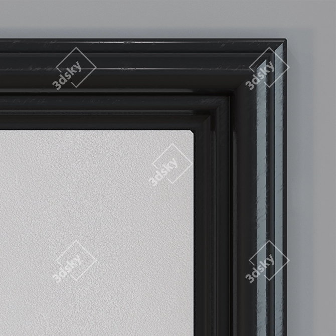 Modern Abstract Picture Frame Set 3D model image 5