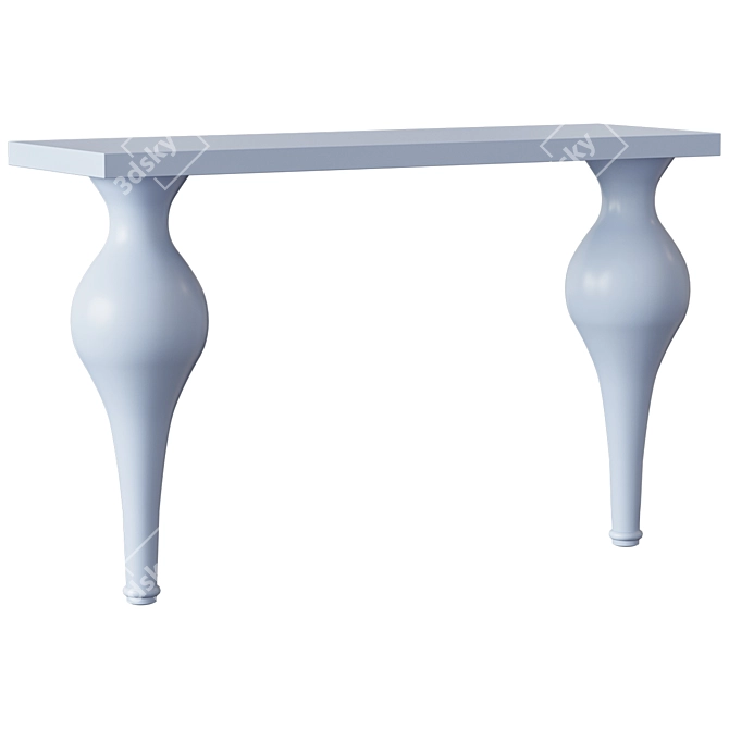 Luxury Glossy Console "Palermo 3D model image 1