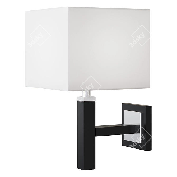 Elegant Waverley Wall Lamp 3D model image 1