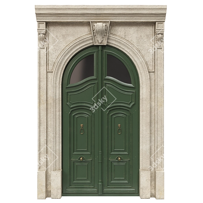 Classic 3D Max Door - 1700mm x 3260mm 3D model image 1