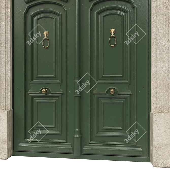 Classic 3D Max Door - 1700mm x 3260mm 3D model image 2