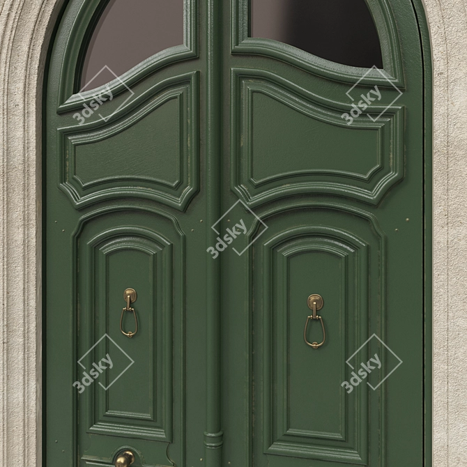 Classic 3D Max Door - 1700mm x 3260mm 3D model image 3