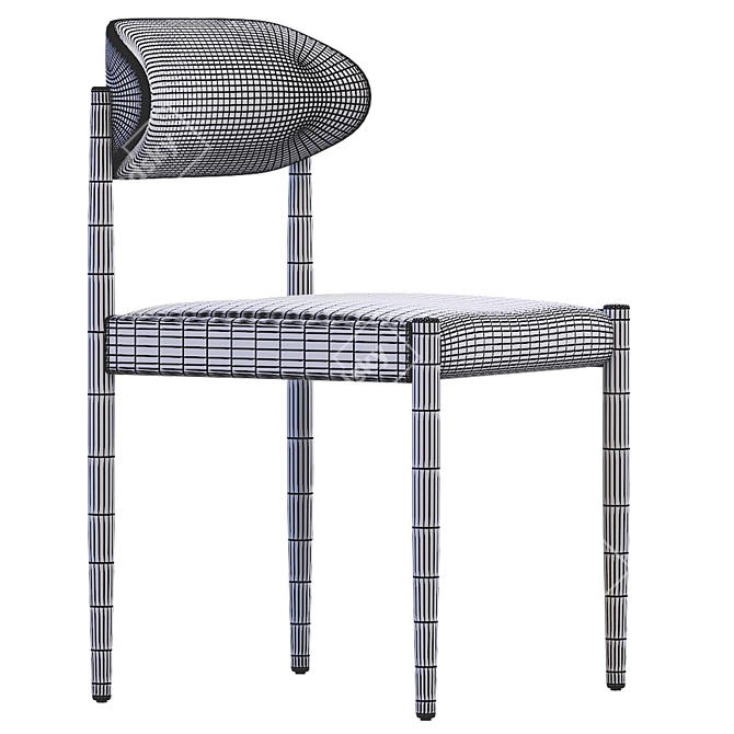Oslo Chair: Sleek and Stylish Design 3D model image 4