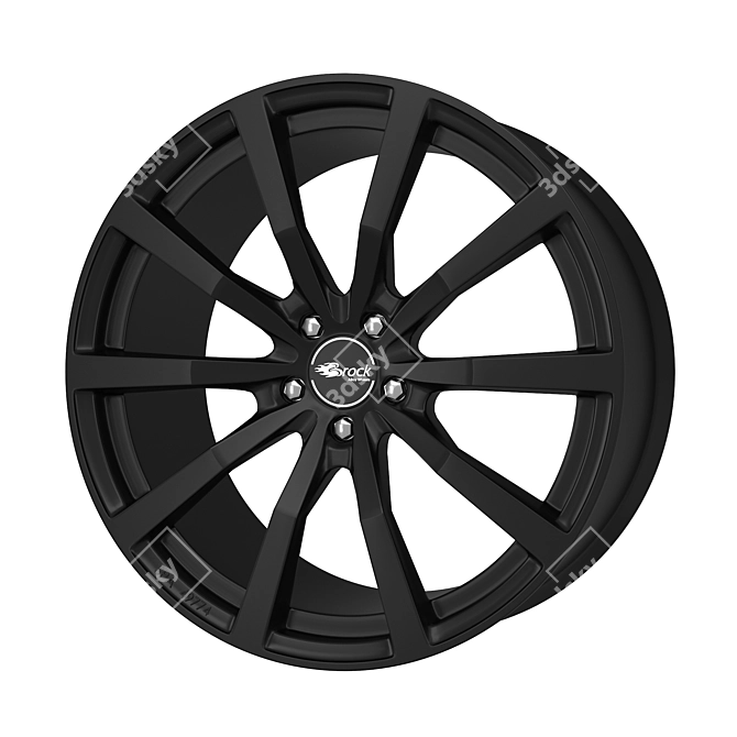 Brock B32 Alloy Wheel - 21 Inch 3D model image 4