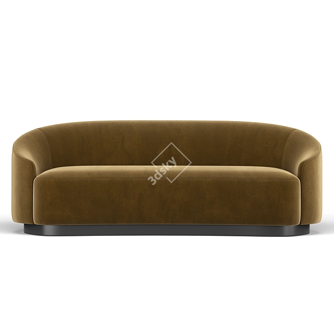 Modern 3D Turner Sofa 3D model image 2