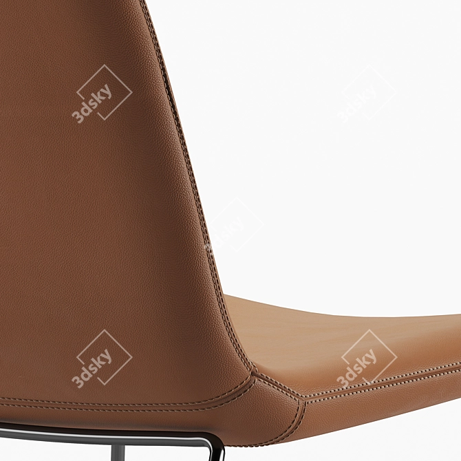 Lightweight Cierre Imbottiti Chair 3D model image 5