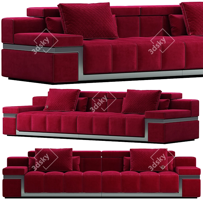 Modern Comfort: Elve Sofa 3D model image 1