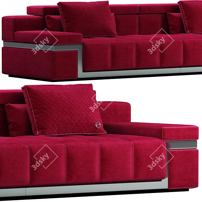 Modern Comfort: Elve Sofa 3D model image 2