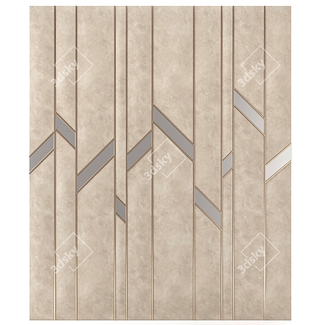 Luxury Fabric Wall Panel & Headboard 3D model image 4