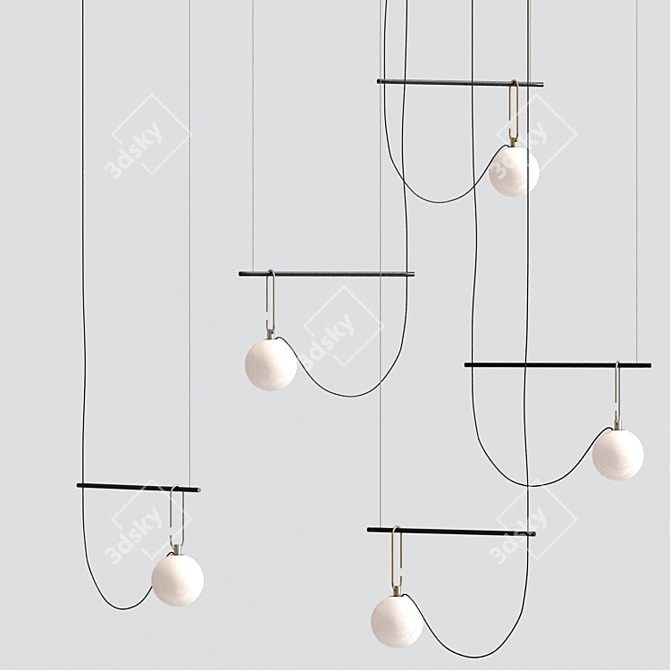 Ic Flos Pendant Lamp Collection 3D model image 2