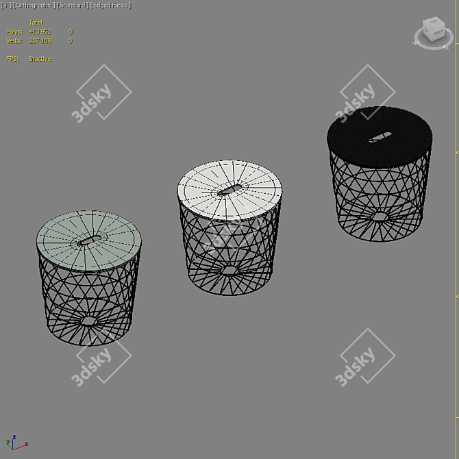 Kvistbro Storage Side Table 3D model image 6