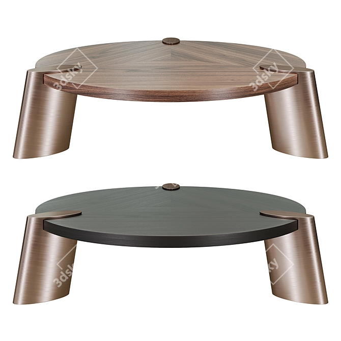 Garda Decor Coffee Table: Elegant and Spacious 3D model image 1