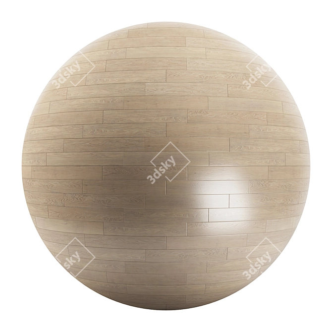 Almond Parquet Essence: Stunning Patterns & High-Quality Materials 3D model image 1