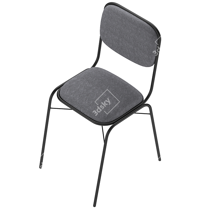 Sleek Executive Chair 3D model image 3