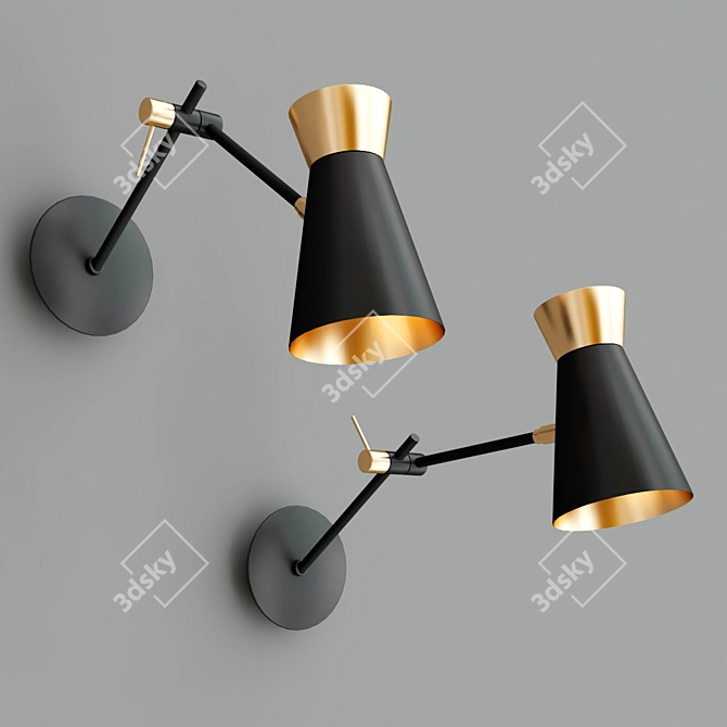 Industrial Loft Lumion Liam Spot Light 3D model image 1