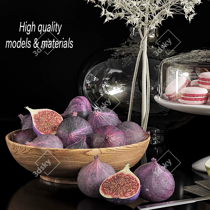 Title: Versatile Kitchen Accessories Set 3D model image 3