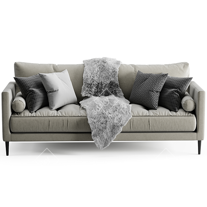 Maxalto Simpliciter 2015: Minimalistic Millimeter-Perfect Sofa 3D model image 4