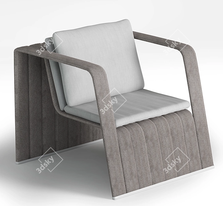 RelaxZen: Modern Comfort Chair 3D model image 1