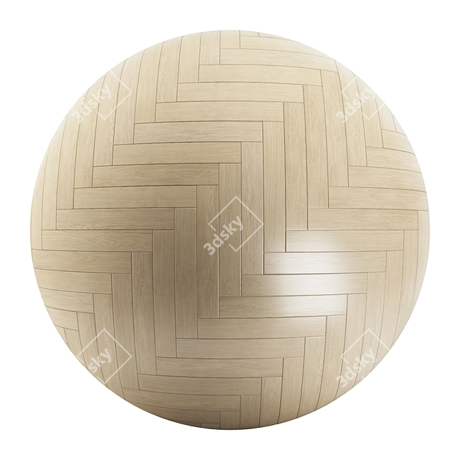 Essence Taupe Parquet - Versatile Flooring Solution 3D model image 1