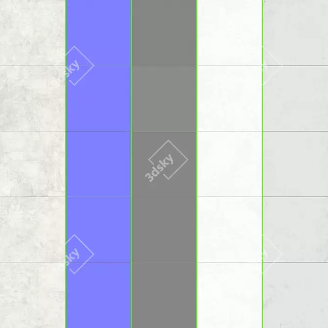 Urban Porcelain Tile Collection 3D model image 5