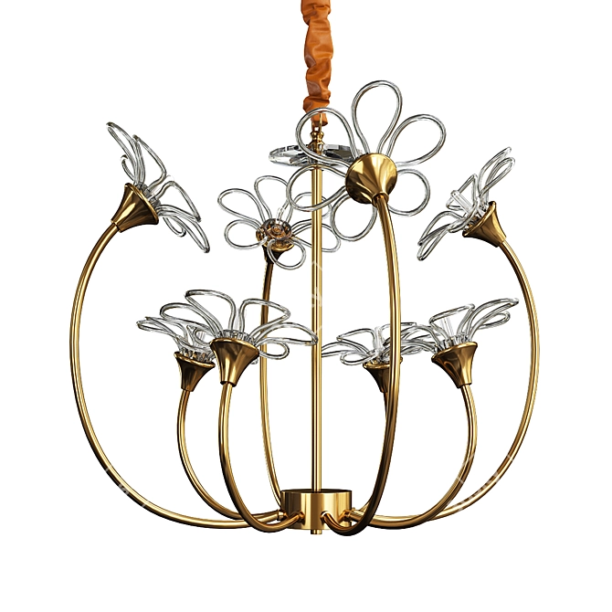 Elegant Dominica Design Lamp 3D model image 1