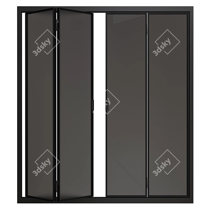 Elegant Interior Door 3D model image 1