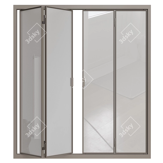 Elegant Interior Door 3D model image 2