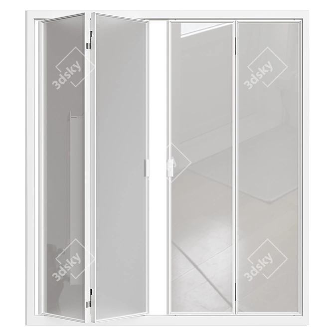 Elegant Interior Door 3D model image 3