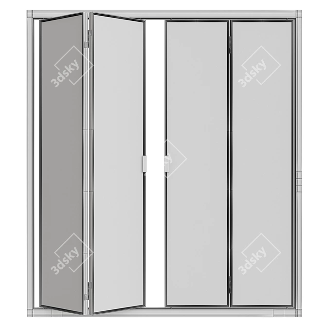 Elegant Interior Door 3D model image 4