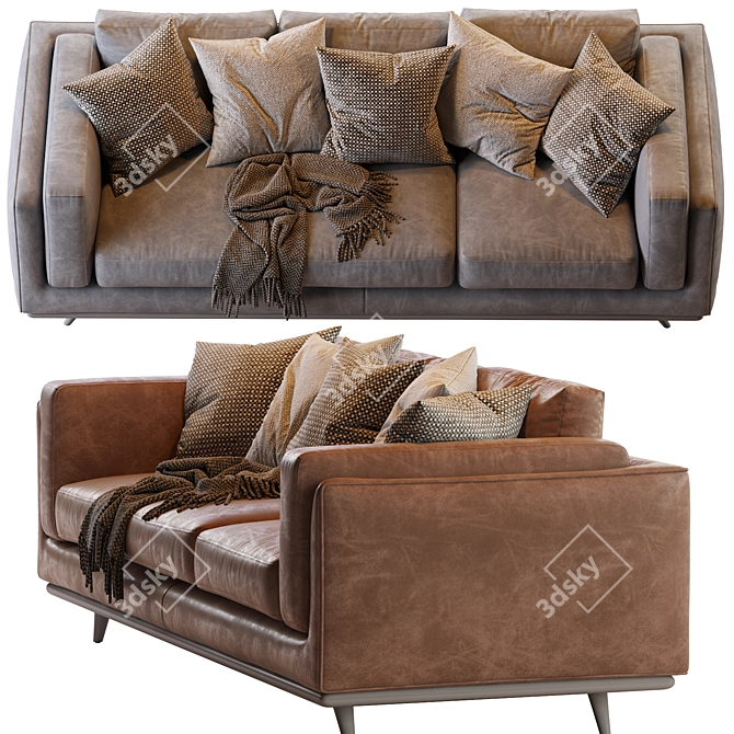 Zander_Sofa: Luxurious Modern Seating 3D model image 3