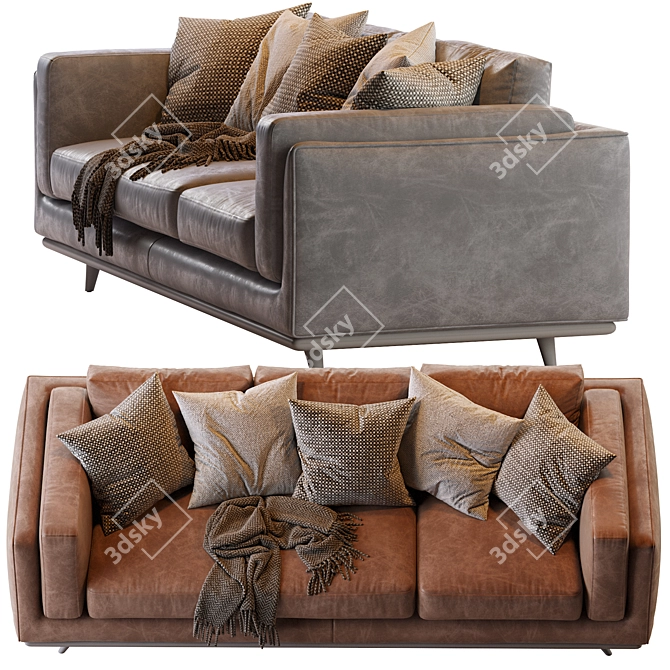 Zander_Sofa: Luxurious Modern Seating 3D model image 4