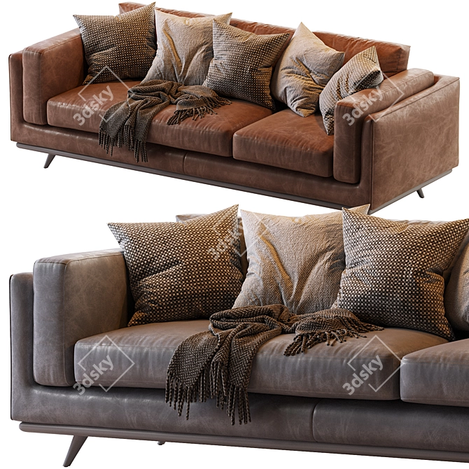 Zander_Sofa: Luxurious Modern Seating 3D model image 5