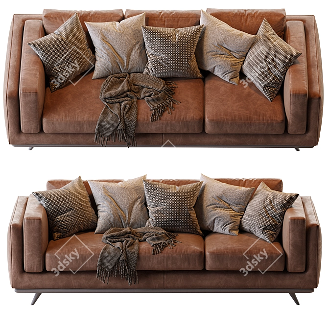 Zander_Sofa: Luxurious Modern Seating 3D model image 6