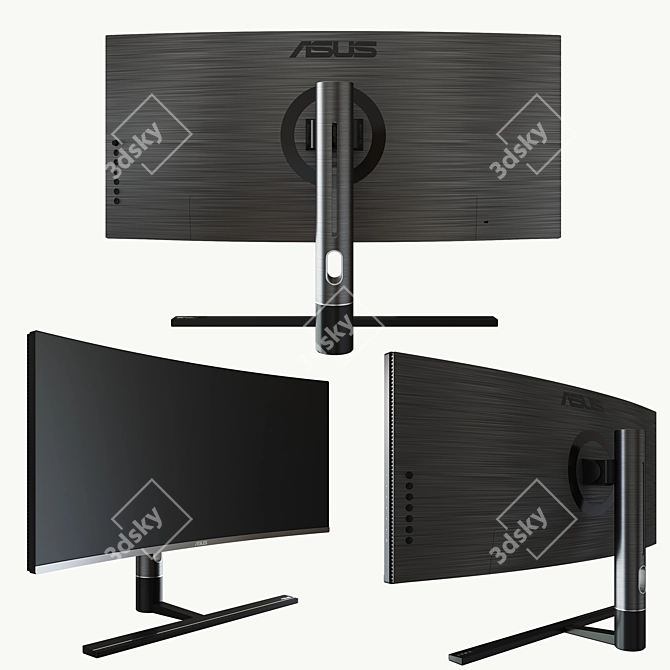 ASUS ProArt PA34VC Ultra-Wide Monitor 3D model image 3