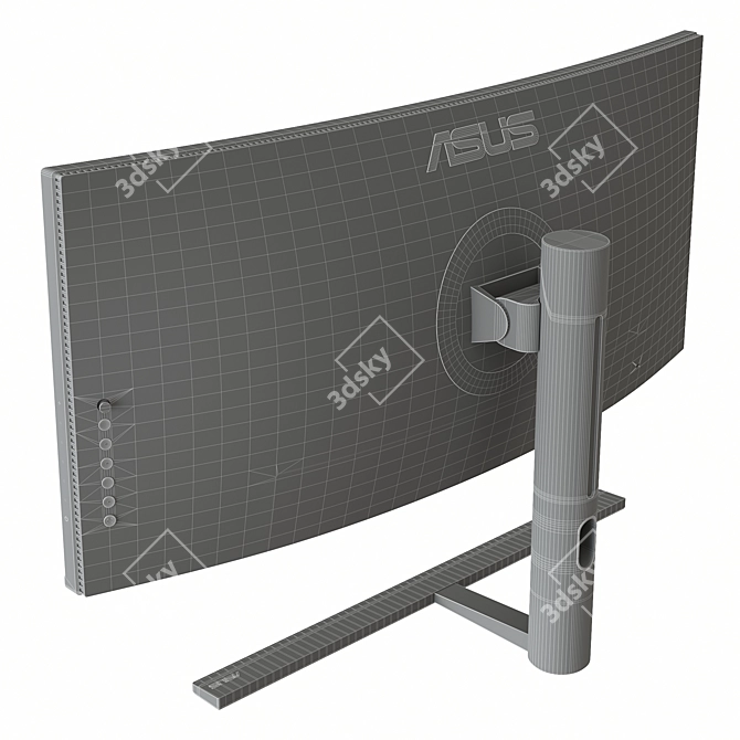 ASUS ProArt PA34VC Ultra-Wide Monitor 3D model image 1